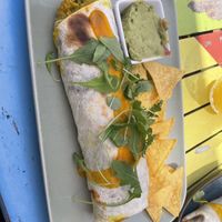 Burrito mit Kichererbsen und Spinat  at Frida in Vienna