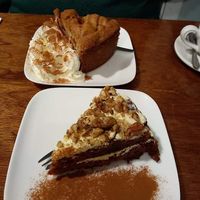 Vegan carrotcake at Kattencafé Sophie in Leiden