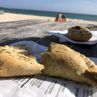 Pasty at The Cornish Bakery in St Ives