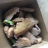 A2 salt and pepper chicken tenders  at Zen Vegetarian House in Brooklyn