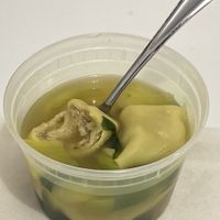 Wonton Soup  at Zen Vegetarian House in Brooklyn