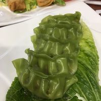 Veggie dumplings  at Zen Vegetarian House in Brooklyn