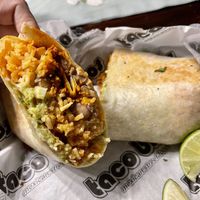 Chorizo burrito - so good and filling   at Taco Bros in Wyandotte