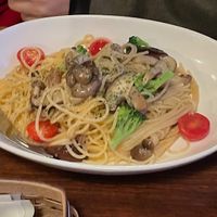 Shitake Mushroom Pasta  at Noble in Teshikaga