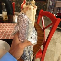 Falafel wrap at Kafé Nejlikan in Kalmar