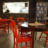 Cozy café at Kafé Nejlikan in Kalmar