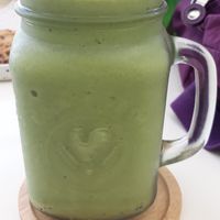 Soy matcha shake at What's Cup! in Koh Phangan