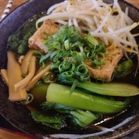 Shoyu Ramen with tofu and sprouts at Min Ramen Bar in Karlsruhe