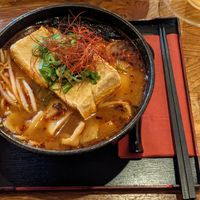 Vegan kara ramen at Min Ramen Bar in Karlsruhe