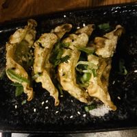 Gyoza mit Gemüse (frittiert) at Min Ramen Bar in Karlsruhe