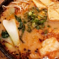 Vegan kimchi ramen at Min Ramen Bar in Karlsruhe