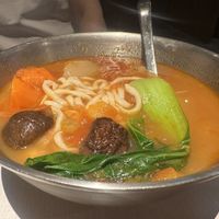 Tomato noodle soup   at Kōng Yě Sù MiànShí 空也素麵食 in Taichung