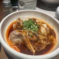 Dumplings in chili oil  at Kōng Yě Sù MiànShí 空也素麵食 in Taichung