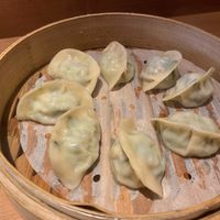Steamed dumplings at Kōng Yě Sù MiànShí 空也素麵食 in Taichung