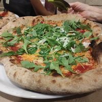 Vegan pizza at Non Solo Pane in Condeixa