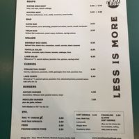 meatless menu! at Meatless Fast Food in Cambridge