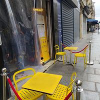 The exterior at Furahaa - Vegan in Paris