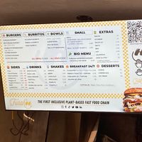 Menu at Furahaa - Vegan in Paris