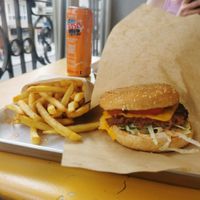 Furahaa Burger & Fries at Furahaa - Vegan in Paris