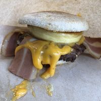 I came back to try the breakfast muffin. Excellent!  at Furahaa - Vegan in Paris