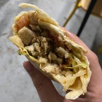 Fu'Chick'n Burrito  at Furahaa - Vegan in Paris