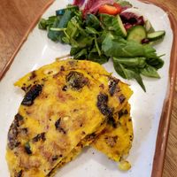 Vegan fritatta at Truth & Tonic in Las Vegas