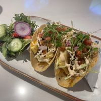 Breakfast egg tacos  at Truth & Tonic in Las Vegas