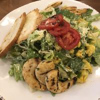 Delicious Caesar add vegan shrimp..kinda wished I went with tofu instead but it was still a great salad   at Truth & Tonic in Las Vegas