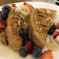 The bomb French toast    at Truth & Tonic in Las Vegas