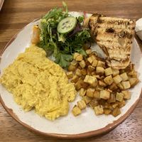 Just egg scramble, toast, salad and potatoes  #Veganuary at Truth & Tonic in Las Vegas