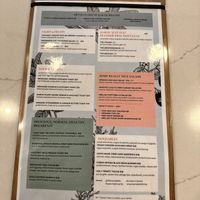 Food menu   at Truth & Tonic in Las Vegas