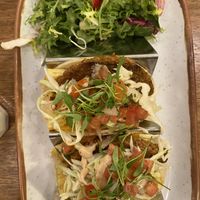 Tacos and salad   at Truth & Tonic in Las Vegas