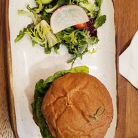 Black bean burger at Truth & Tonic in Las Vegas