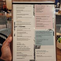Menu at Truth & Tonic in Las Vegas
