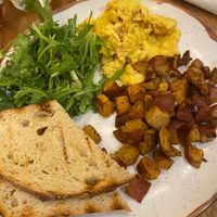 The “just egg” scramble with sourdough toast.  at Truth & Tonic in Las Vegas