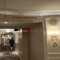 Go down this hallway to find the restaurant.  at Truth & Tonic in Las Vegas