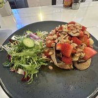 Cashew butter toast    at Truth & Tonic in Las Vegas