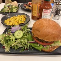 Vegan veggie burger  at Truth & Tonic in Las Vegas