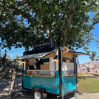 Our trailer 🌸 at Pé Na Horta in Porto