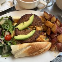 Vegan sandwich   at Bonjour Cafe in Boston