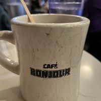   at Bonjour Cafe in Boston