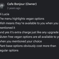  at Bonjour Cafe in Boston