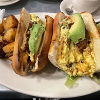   at Bonjour Cafe in Boston