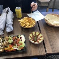 My first time, we got the green thingie 3x for free! at Veggie Box in Tubingen