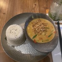 Vegan chicken Penang curry   at Took Took in North West London