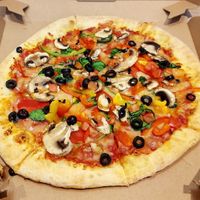 Vegan Supreme pizza
 at Domino's Pizza - Carl Vogt in Geneva