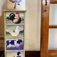 quaint decorations   at Pachamama Macrobiótica y Artes in San Jose