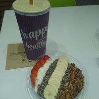 Acai bowl and smoothie at La Juiceria in Kuala Lumpur