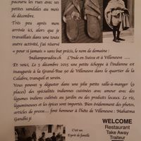 Story of the owner (2) at Indian Food in Villeneuve