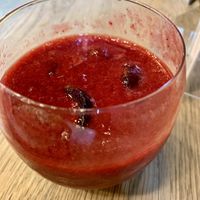 Berry Smoothie with ice  at De Markten in Brussels
